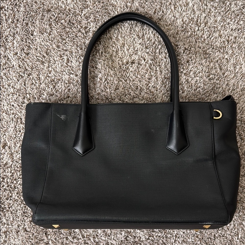 Dagne Dover Signature Tote in Onyx Black - Picture 4 of 11
